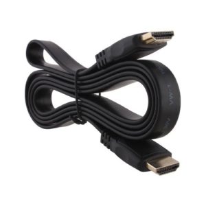Câble HDMI plat 5 Mètres Noir - PC portable, Smartphone, Gaming