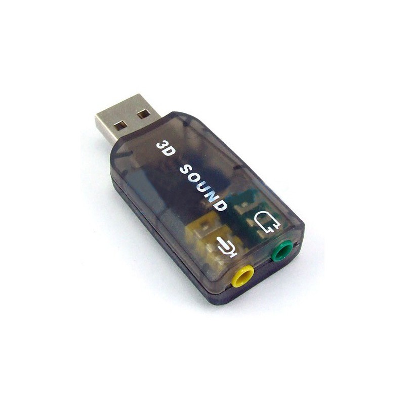 Carte son externe USB Audio 5.1 3D Sound ext Cart sound USB 5.1 adaptateur  pc