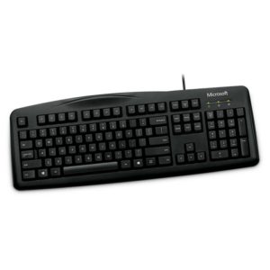 clavier pc azerty noir usb microsoft keyboard 200 1406 jwd 00033 105 touches